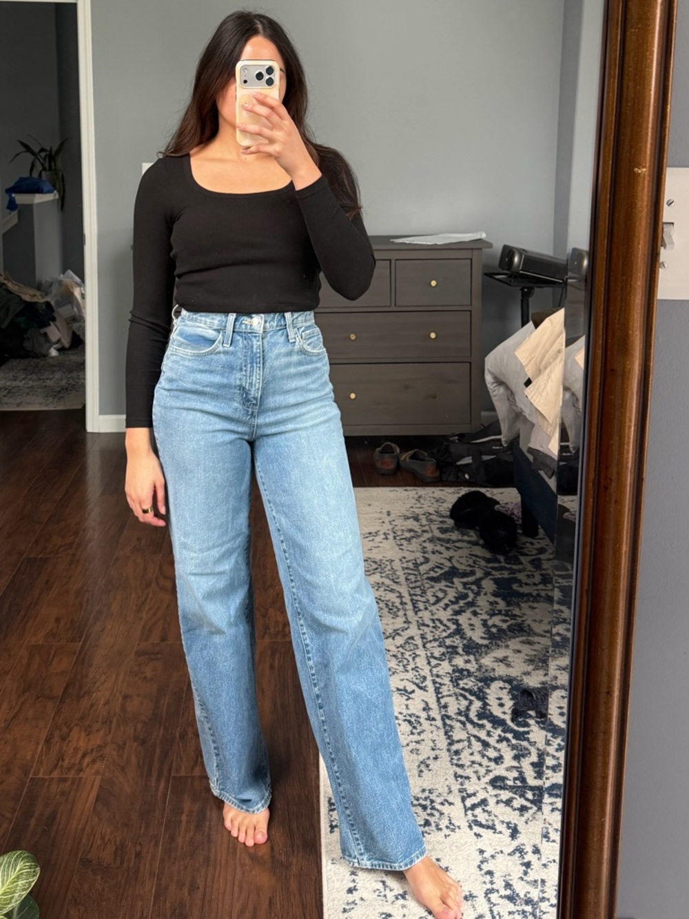 Built-in-Bra Cropped Long Sleeve - Picture 2 of 6